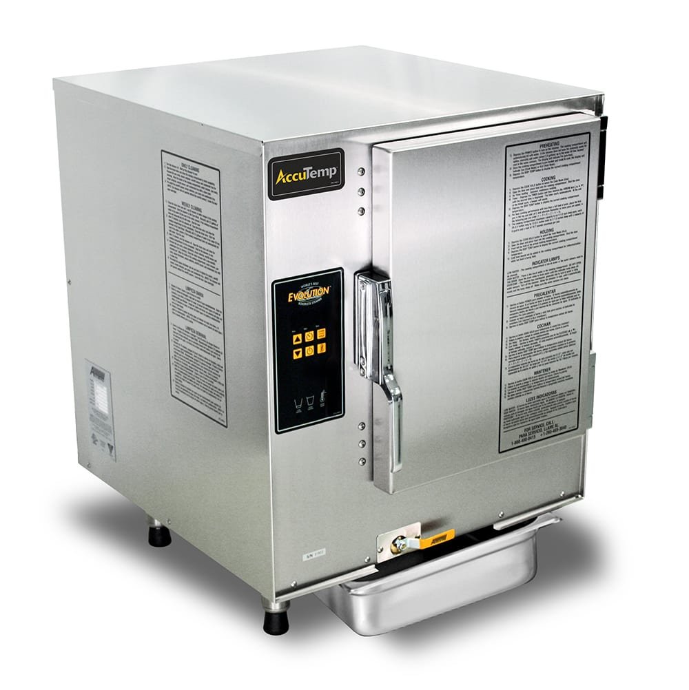 AccuTemp E62401D060 (6) Pan Convection Steamer - Countertop, Holding Capability, 240v/1ph