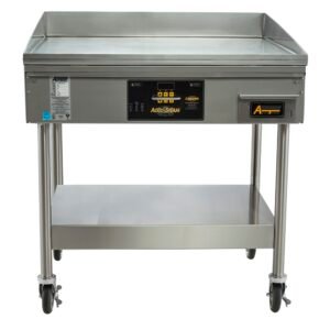 AccuTemp EGF2403A2450-S2 24" Electric Griddle w/ Mobile Stand - Thermostatic Controls - 3/16" Steel Plate, 240v/3ph AccuTemp EGF2403A2450-S2 24" Electric Griddle w/ Mobile Stand - Thermostatic Controls - 3/16" Steel Plate, 240v/3ph