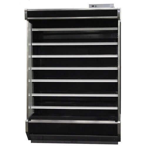 SandenVendo RSC4RA009 50" Vertical Open Air Cooler w/ (8) Levels - For Remote Refrigeration, 115v