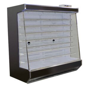 SandenVendo RSC6RA016 73 1/2" Vertical Open Air Cooler w/ (8) Levels - For Remote Refrigeration, 115v SandenVendo RSC6RA016 73 1/2" Vertical Open Air Cooler w/ (8) Levels - For Remote Refrigeration, 115v