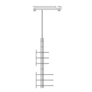 Rational 6035.1003 Lamb & Suckling Pig Spit for 20-Half Size