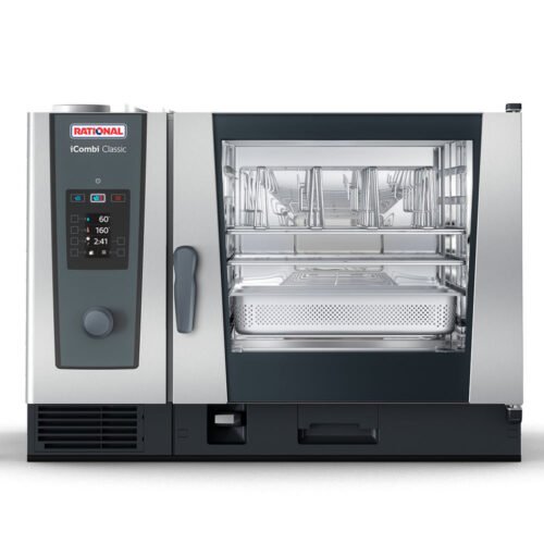 Rational ICC 6-FULL NG 208/240V 1 PH Full Size Combi Oven - Boiler Based, Natural Gas Rational ICC 6-FULL NG 208/240V 1 PH Full Size Combi Oven - Boiler Based, Natural Gas