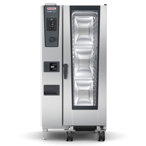 Rational ICC 20-HALF NG 208/240V 1 PH Half Size Combi Oven - Boiler Based, Natural Gas Rational ICC 20-HALF NG 208/240V 1 PH Half Size Combi Oven - Boiler Based, Natural Gas
