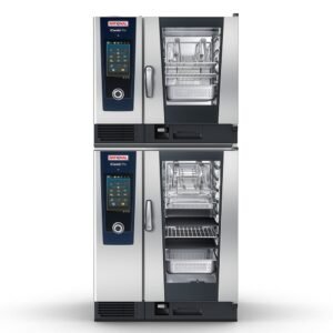 Rational ICP 6-HALF/10-HALF E 208/240V 3 PH Double Half Size Combi Oven - Boiler Based, 208-240v/3ph