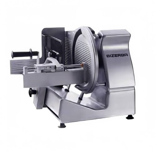 Bizerba 350MVS12F-PROSCIUTTO 13 13/16" FOH Theatre Vertical Feed Manual Prosciutto Slicer, Aluminum, 1/2 hp